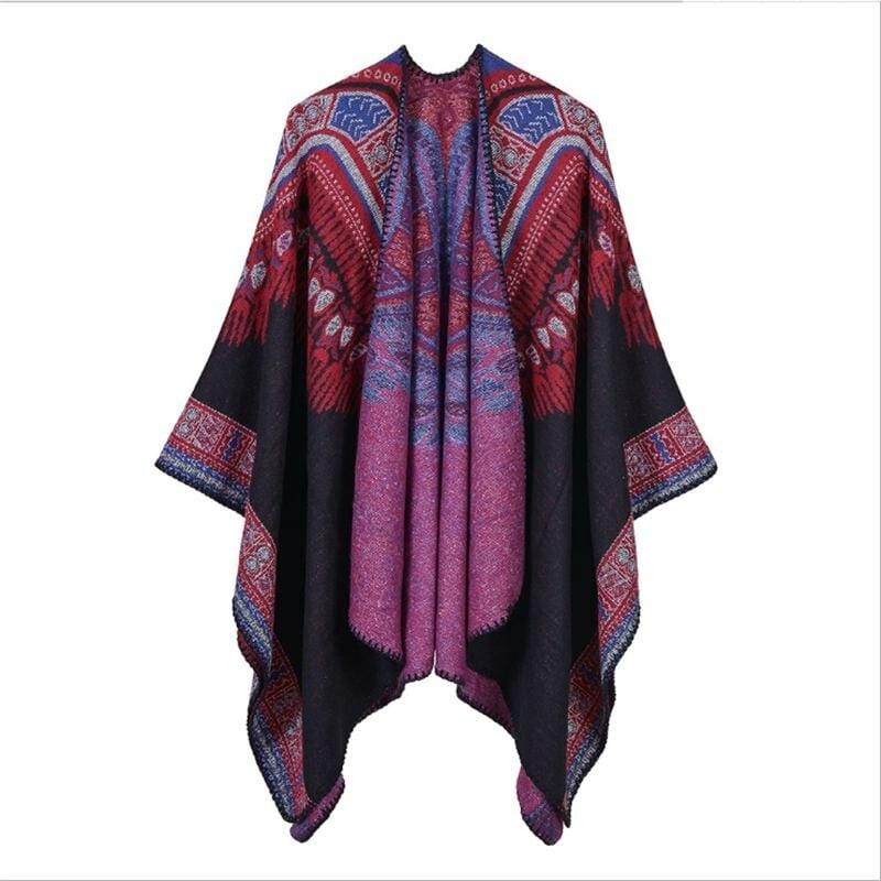 Boho Poncho Boutique Noir