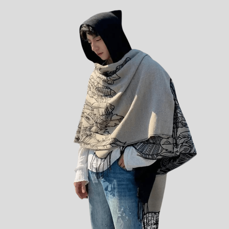 Cape Capuche pour Homme