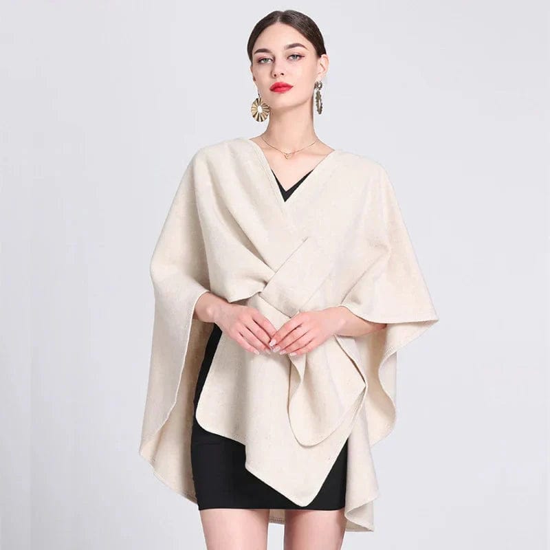 Cape Chic pour Femme beige