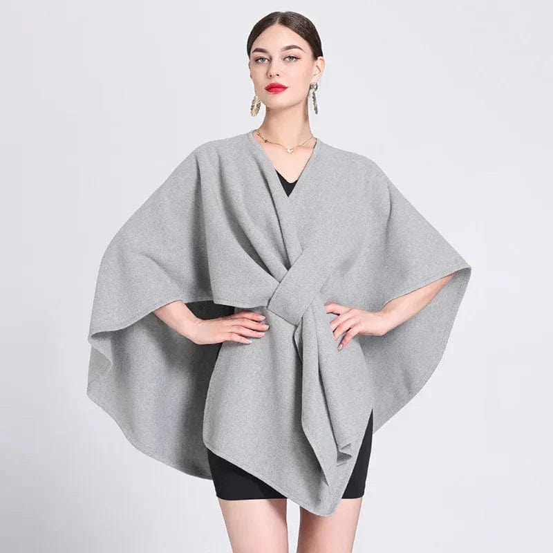 Cape Chic pour Femme gris clair