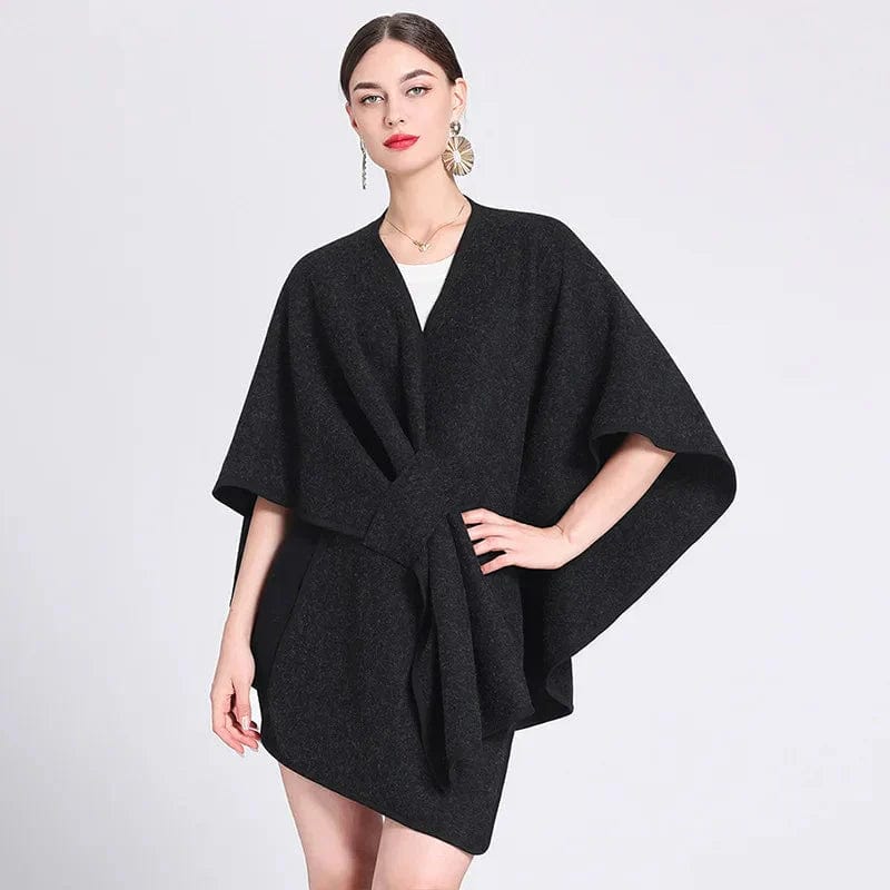 Cape Chic pour Femme noir