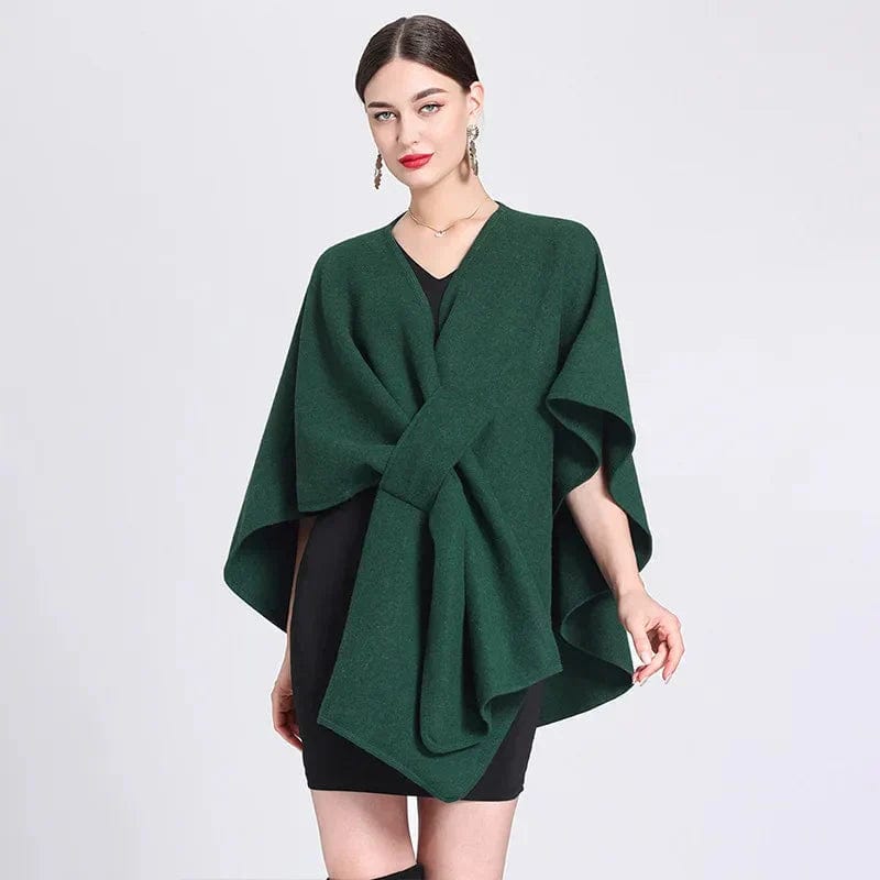 Cape Chic pour Femme vert