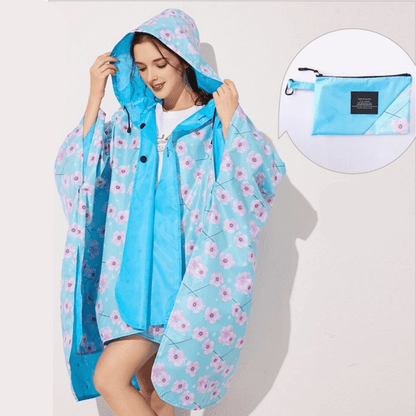 Cape de Pluie Femme Unique & Élégante Fleurs de Sakura