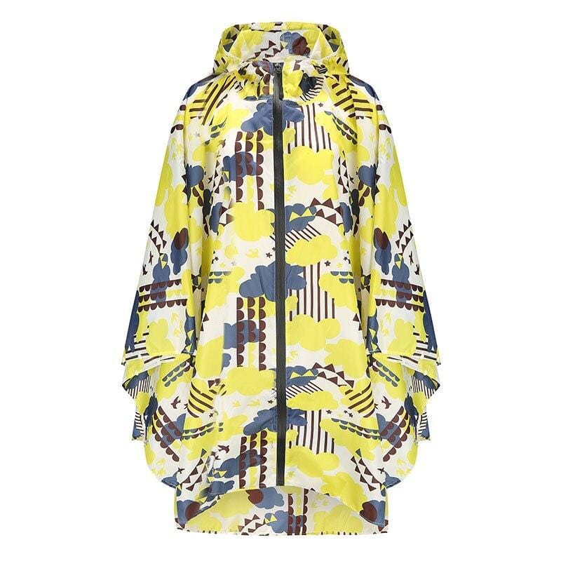 Cape de Pluie Maxi Taille Jaune