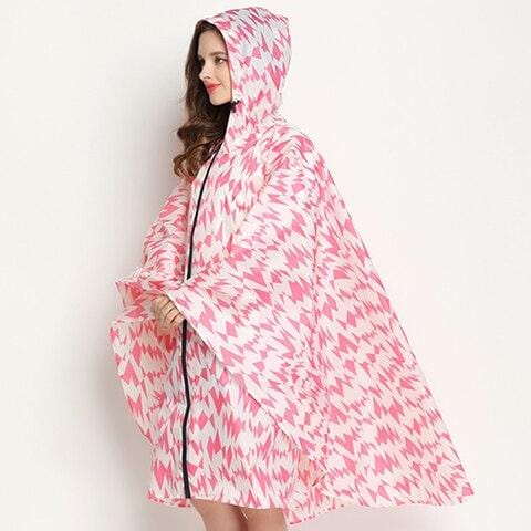 Cape de Pluie pour Femme rose