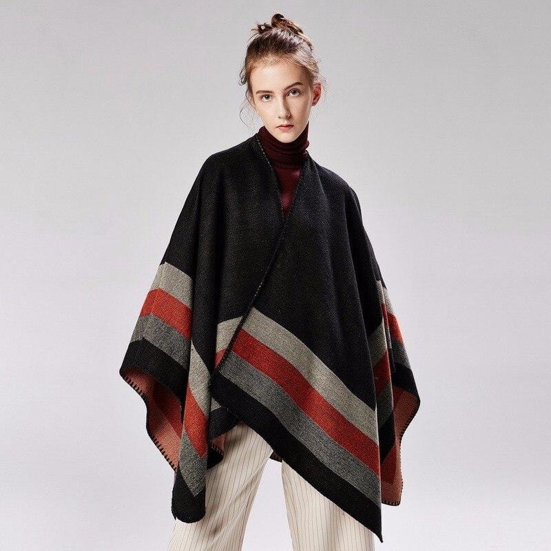 Cape Poncho Femme Hiver - Collection Élégance