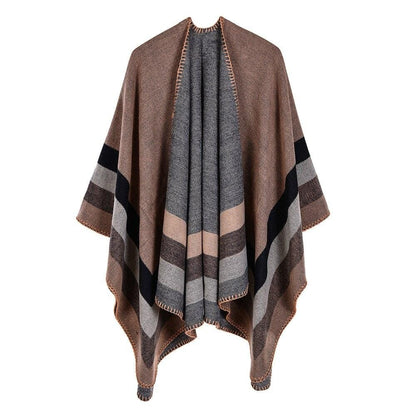 Cape Poncho Femme Hiver - Collection Élégance beige