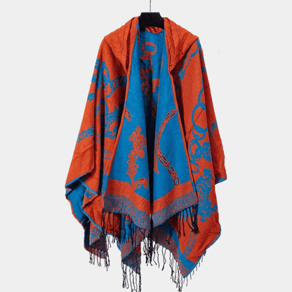 Cape Poncho pour Homme orange