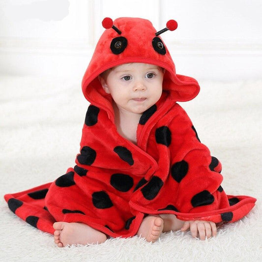 Cocooning Baby - Cape de Bain coccinelle