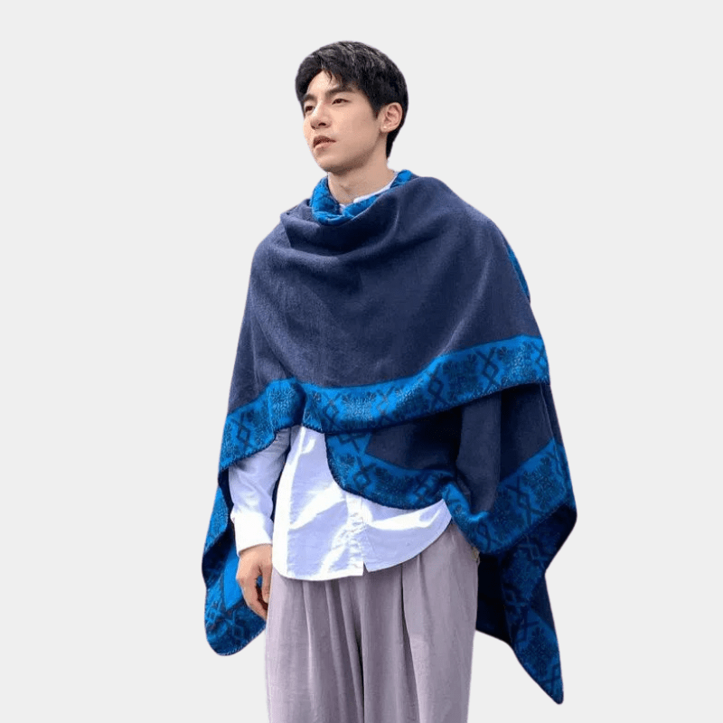 Echarpe Poncho pour Homme