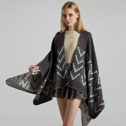 Gilet Poncho Femme - Collection Élégance