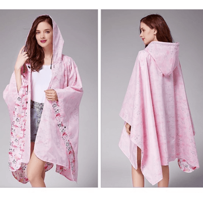 Jolie Cape de Pluie - RainFash® Flamands roses