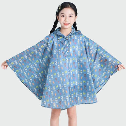 K-Way Poncho Enfant bleu / S