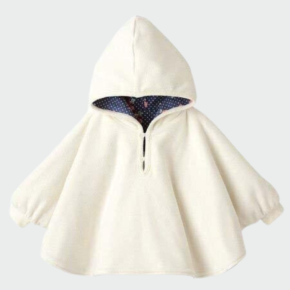 Manteau Poncho pour Bébé CozyCape blanc / 6 mois