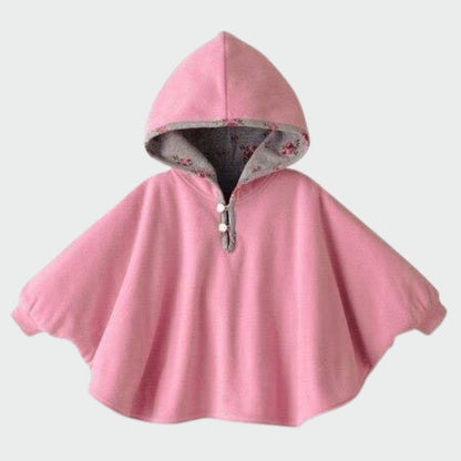 Manteau Poncho pour Bébé CozyCape rose / 6 mois