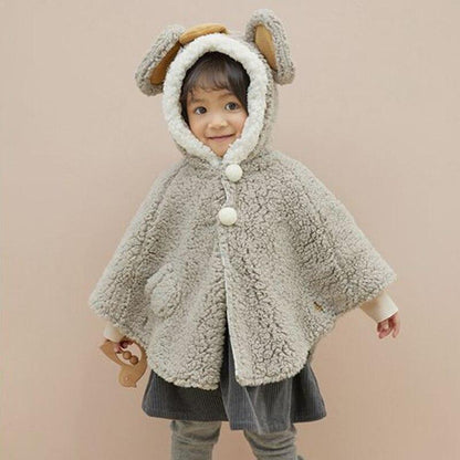 Poncho à Capuche Enfant - Urban Kids gris / 0-36 mois