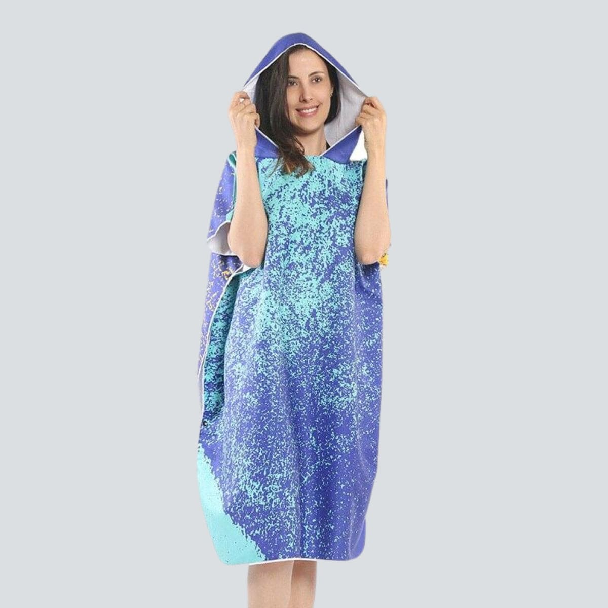 Poncho Bain Bleu - Collection exclusive Bleu