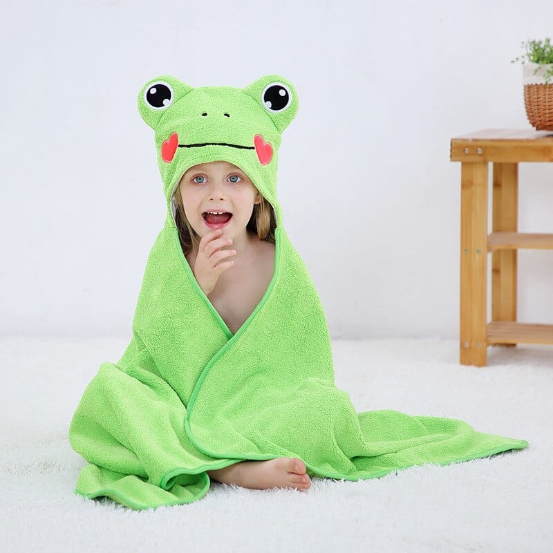 Poncho Bain Enfant Grenouille FunStyle grenouille / 70x120 cm