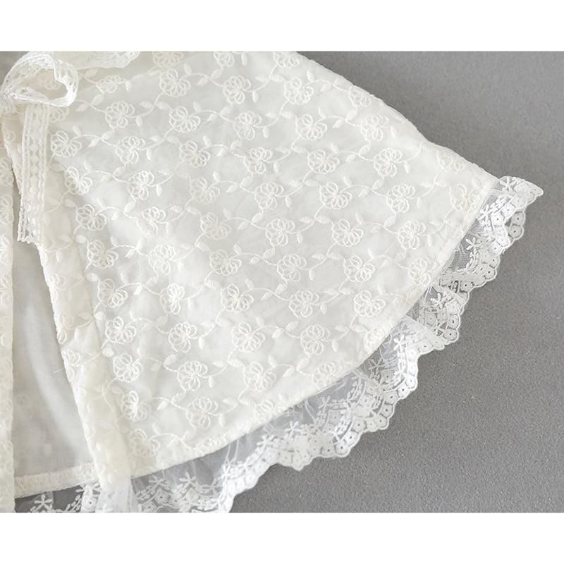 Poncho Blanc pour Bébé