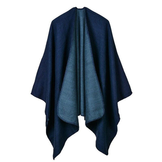 Poncho Bleu pour Femme bleu