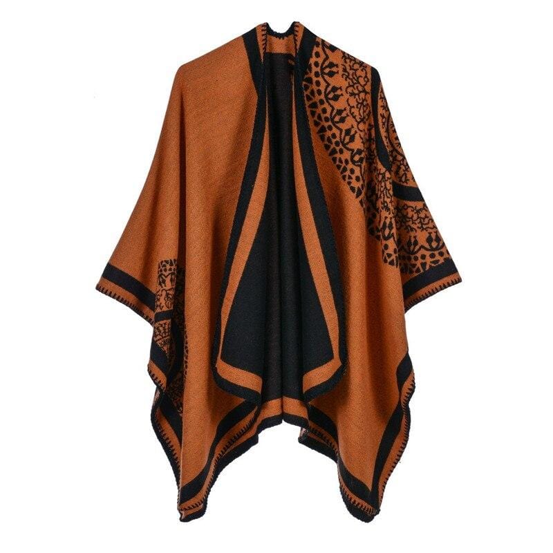 Poncho Cape - Style Unique orange