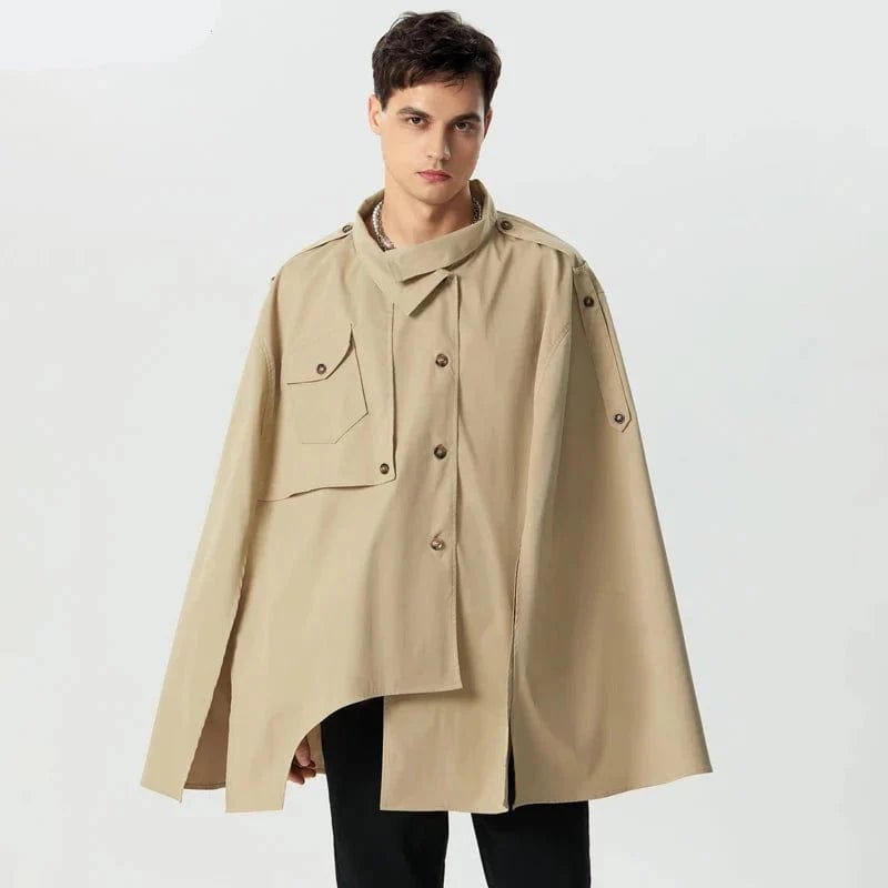 Poncho Cape Trench pour Homme.