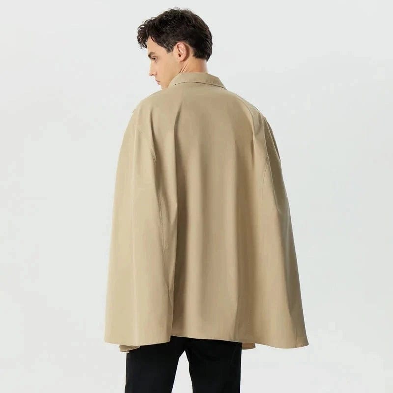 Poncho Cape Trench pour Homme.