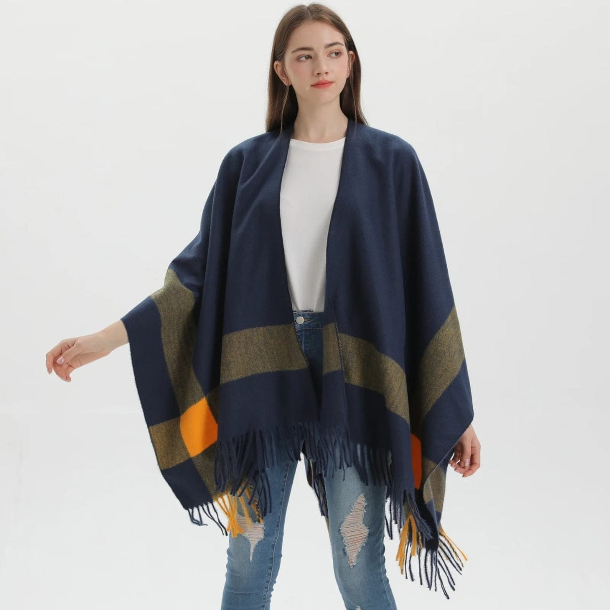 Poncho Court Femme - Élégance Assurée