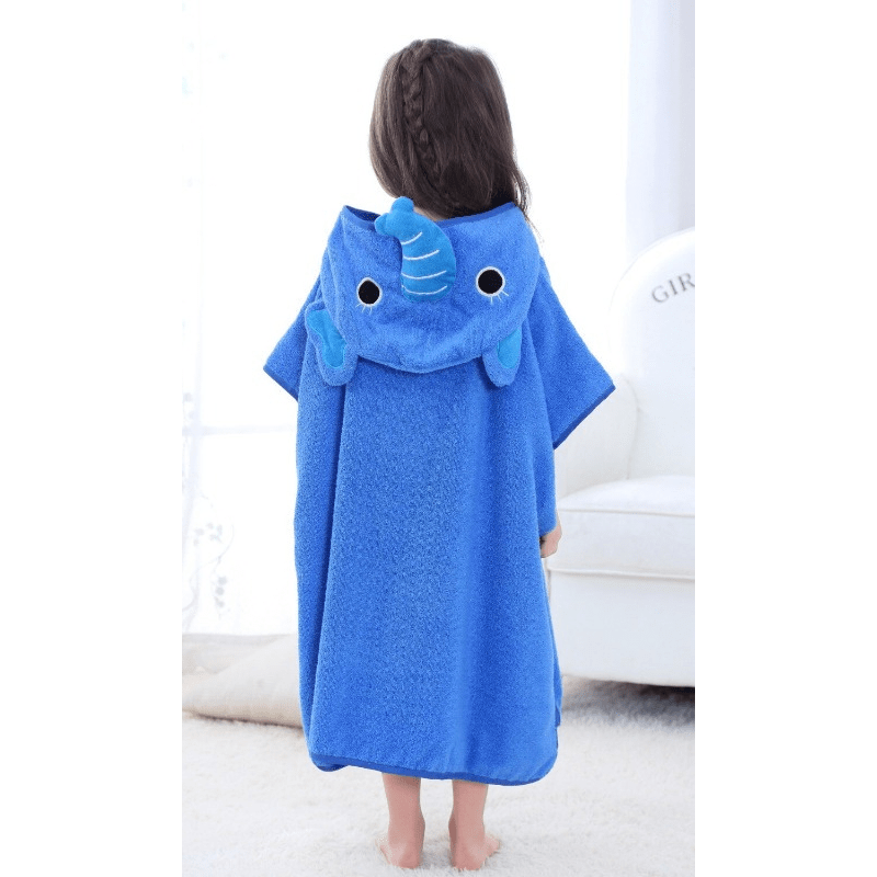 Poncho de Bain Bleu Enfant Jr. Blue.