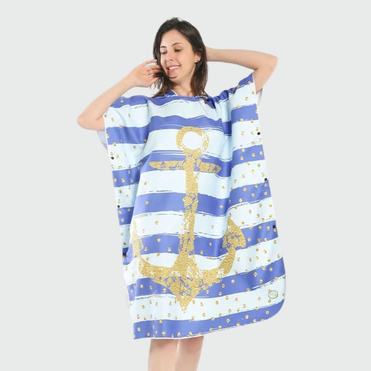 Poncho de Bain Femme Ancre Chic ancre / unique