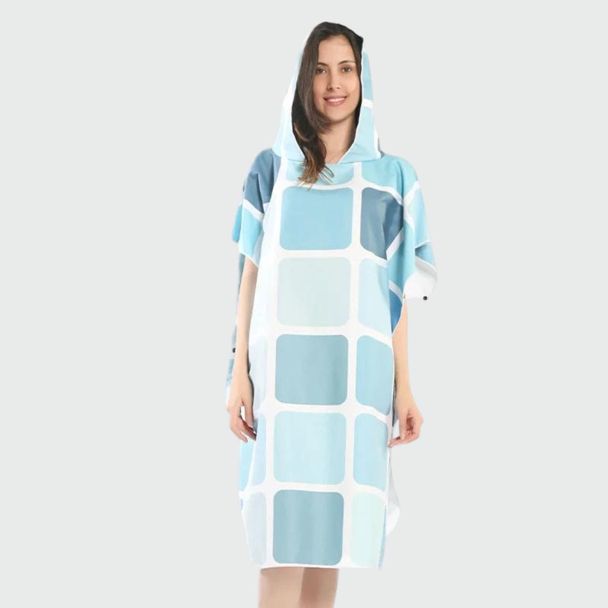 Poncho de Bain Femme Bleu Ciel bleu / unique