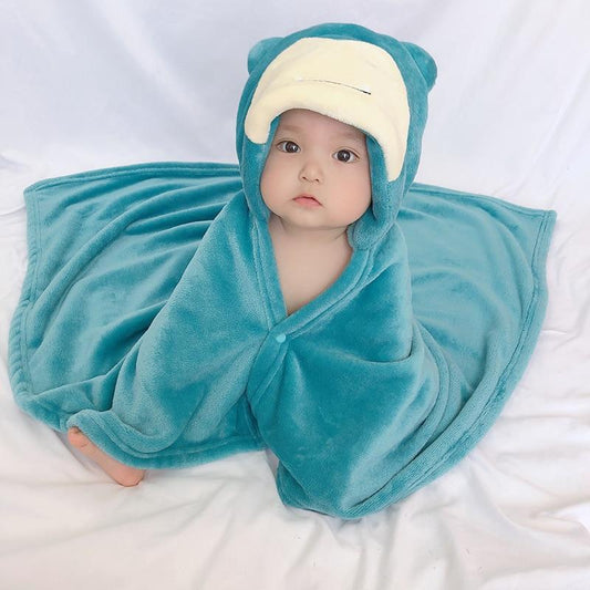 Poncho de Bain pour Bébé - CozyBaby Bleu