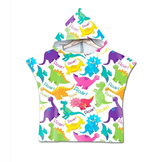 Poncho de Plage Bébé - SunnyBaby Dino