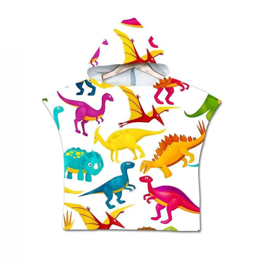 Poncho de Plage pour Bébé - Collection SunBaby Dino