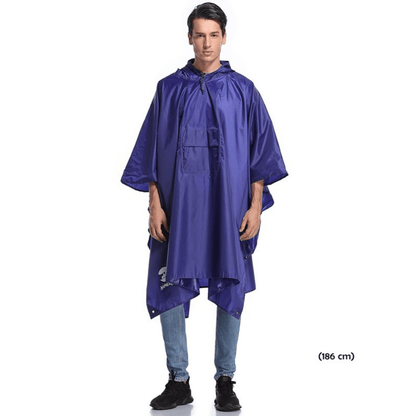 Poncho de Pluie Bleu par RainStyle Bleu