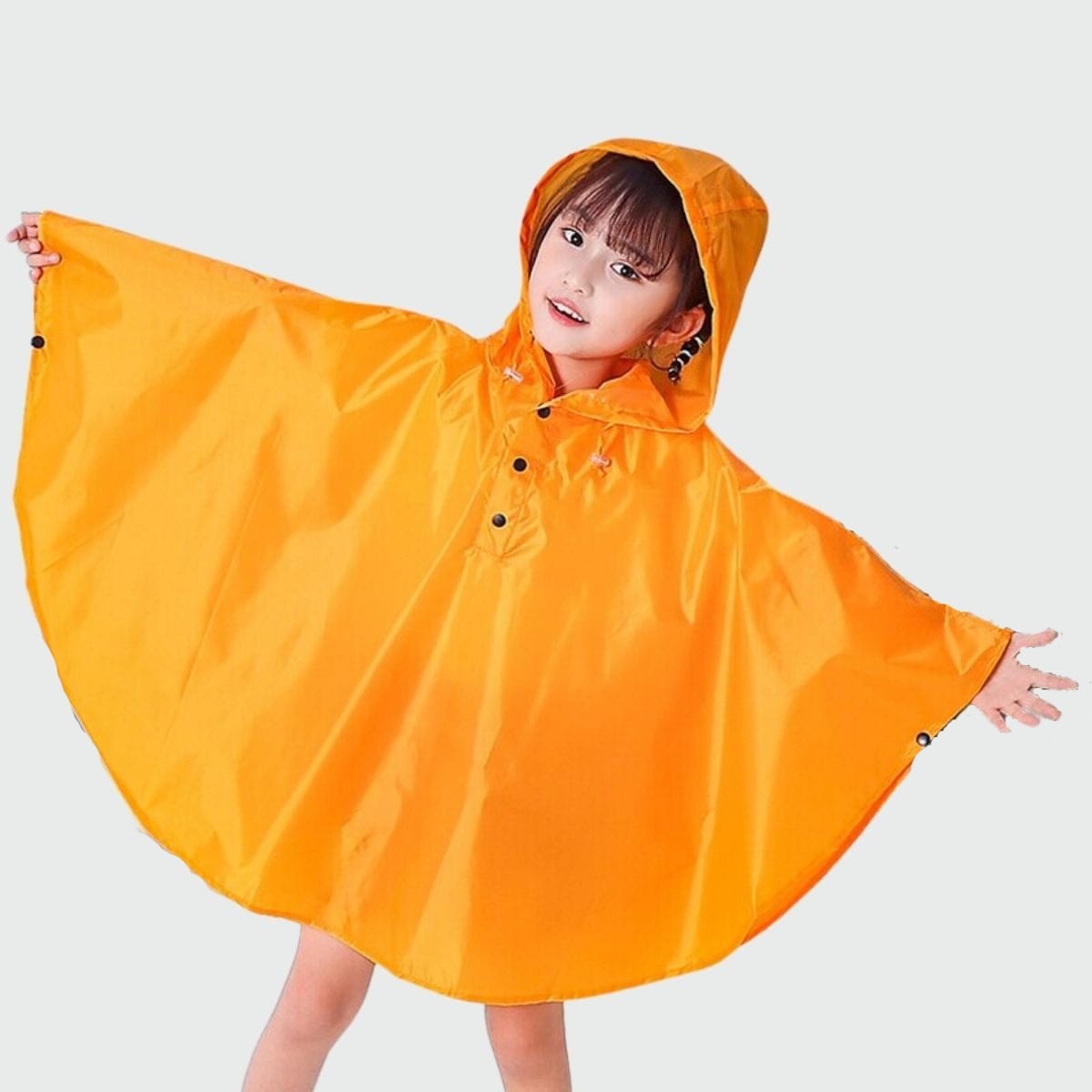 Poncho de Pluie Enfant Orange Sunny Kids