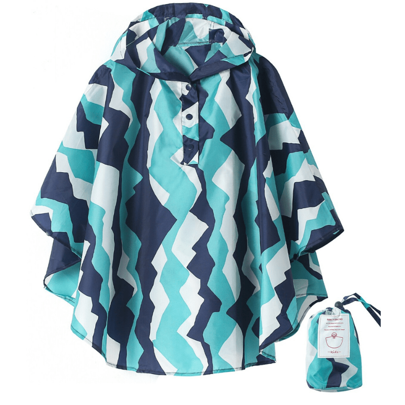 Poncho de Pluie Enfant RainyKids bleu / S