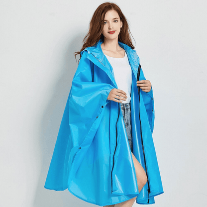 Poncho de Pluie Femme Bleu Marine Bleu