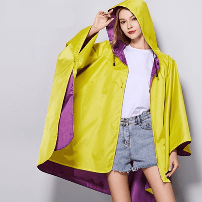 Poncho de Pluie Jaune & Violet jaune & Violet