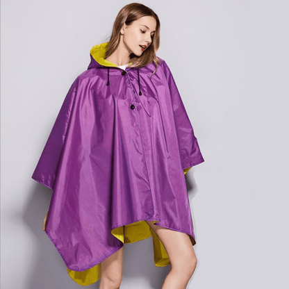 Poncho de Pluie Jaune & Violet jaune & Violet