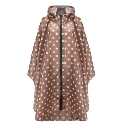 Poncho de Pluie Long - Collection Premium marron