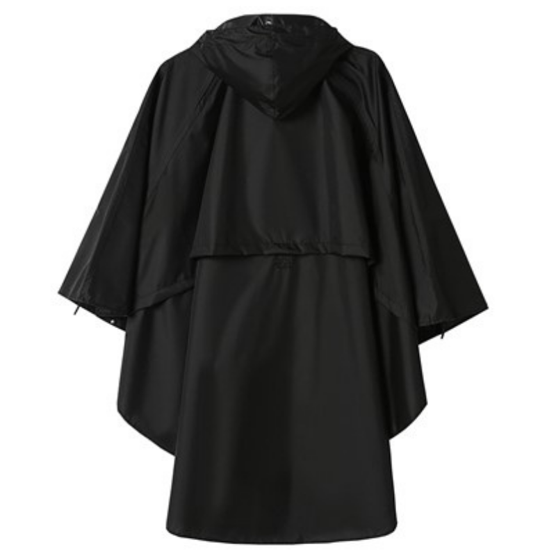 Poncho de Pluie Noir Waterproof Tech™ Noir