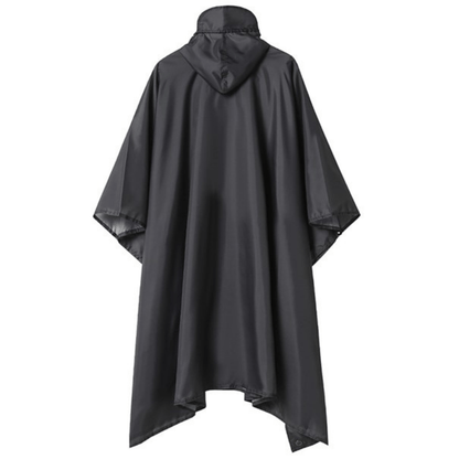 Poncho de Pluie pour Homme Gris Foncé