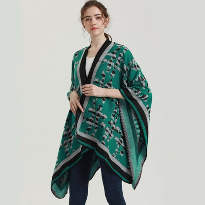 Poncho Élégance Féminine