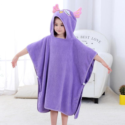 Poncho Enfant Beachy chouette / 3 ans