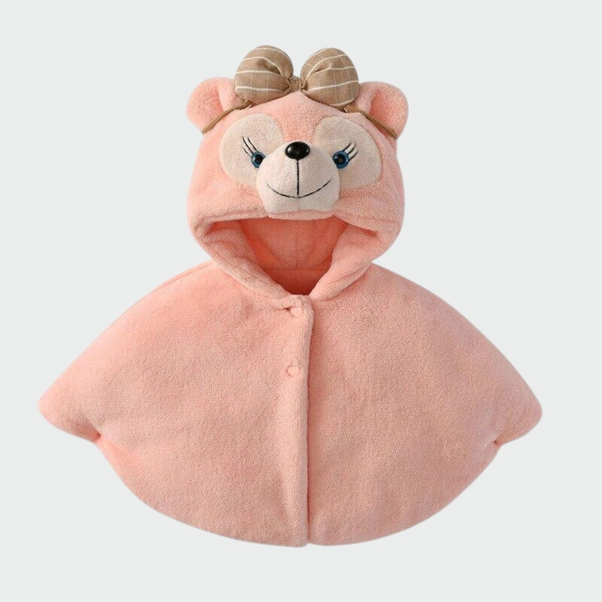 Poncho Enfant Oursonne - Collection Teddy Bears rose