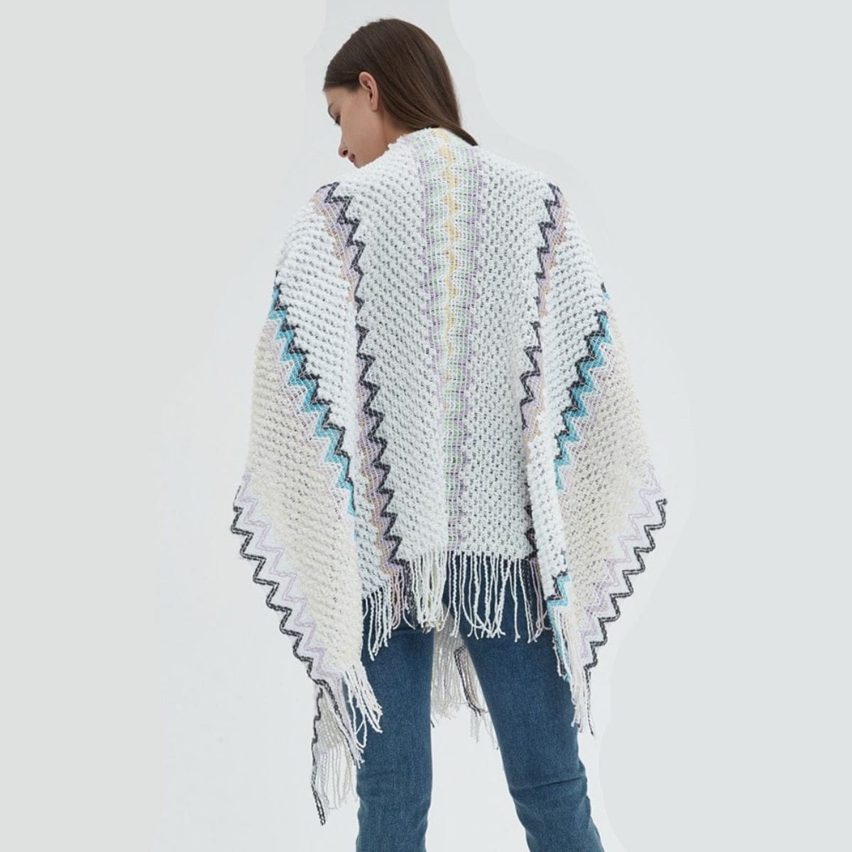 Poncho Ethnique Femme - Collection Tribale