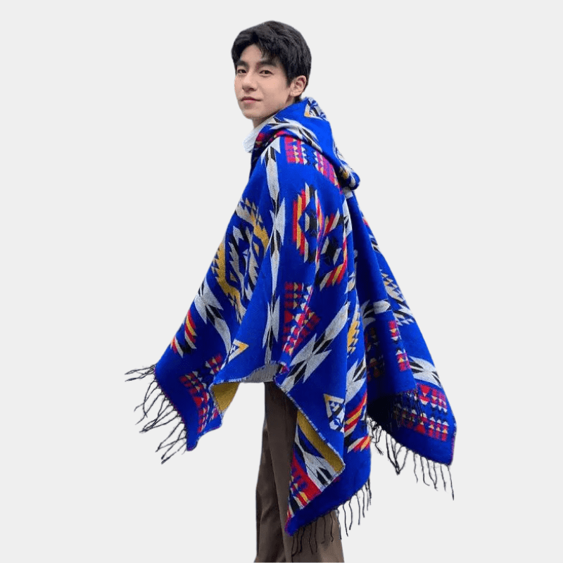 Poncho Ethnique pour Hommes