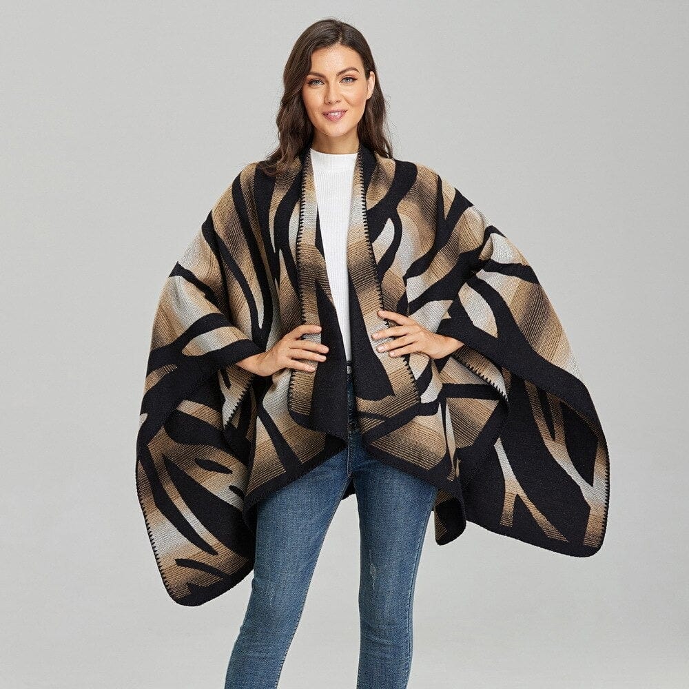 Poncho Féminin Chic