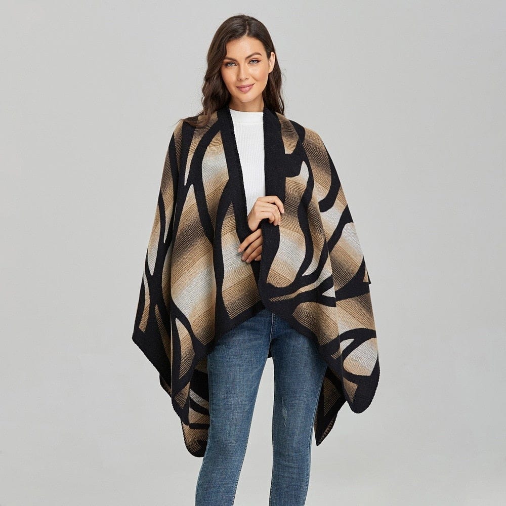 Poncho Féminin Chic